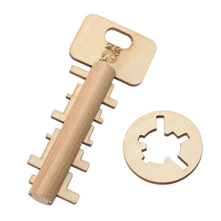  Bamboo Educational Lock and Key Toy cashymart