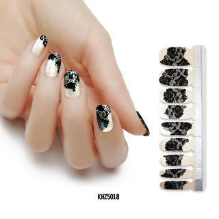  Pearlescent Gloss Nail Polish Film Sticker cashymart