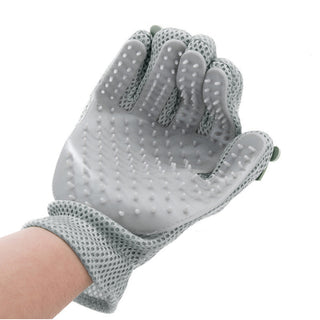  Cat Grooming Glove for Pet Hair Removal and Massage cashymart