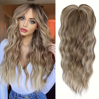  22-Inch Gradient Blonde Synthetic Wig cashymart