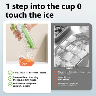  Ultimate Ice Cube Maker with Convenient Storage Box cashymart