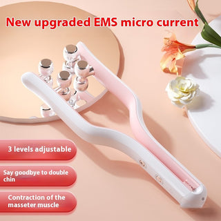  USB Micro-current Facial Slimming Massage Roller cashymart