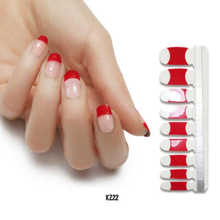  Pearlescent Gloss Nail Polish Film Sticker cashymart