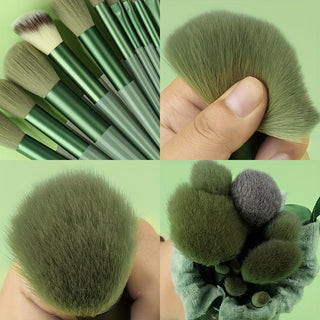  15-Piece Fluffy Makeup Brush Set cashymart