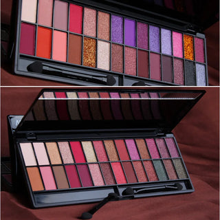  28 Colors Eyeshadow Palette Waterproof Matte Shimmer cashymart