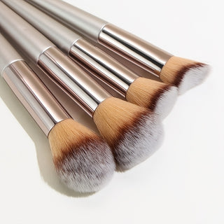  14-Piece Champagne Makeup Brush Collection cashymart