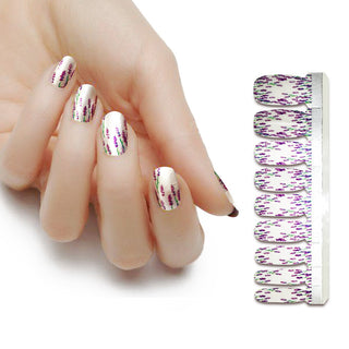  Pearlescent Gloss Nail Polish Film Sticker cashymart