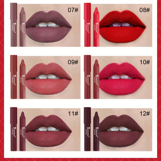  12 Vibrant Matte Shade Lips cashymart