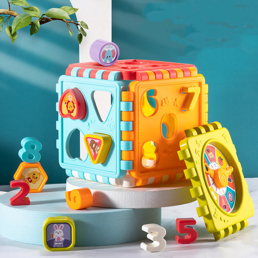  Educational Shape Matching Cube Toy for Kids cashymart