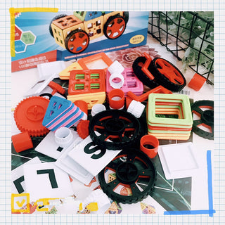  Magnetic Building Blocks Set for 4-6 Year Olds cashymart