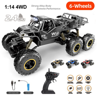  All-Terrain 6-Wheel RC Off-Road Car cashymart