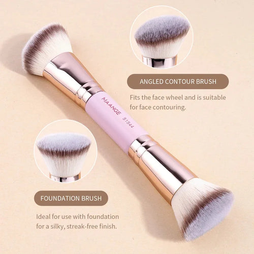  2PCS Double-Ended Foundation Makeup Brush Set cashymart