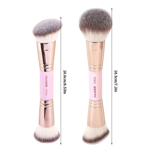  2PCS Double-Ended Foundation Makeup Brush Set cashymart