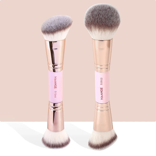  2PCS Double-Ended Foundation Makeup Brush Set cashymart