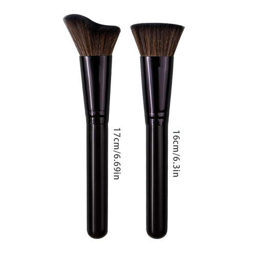  2PCS Irregular Flat-Head Makeup Brushes cashymart