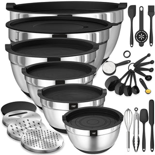  Stainless Steel Mixing Bowls Set cashymart