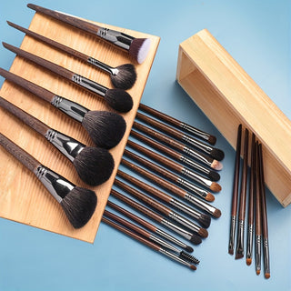  24-Piece Goat Hair Makeup Brush Set cashymart