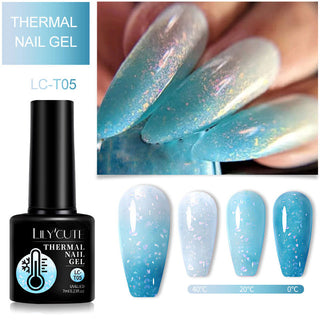  Winter Magic Color Changing Thermal Gel Nail Polish cashymart