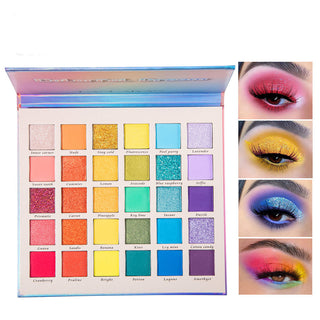  Pearlescent Matte Glitter 30-Color Eyeshadow Palette cashymart