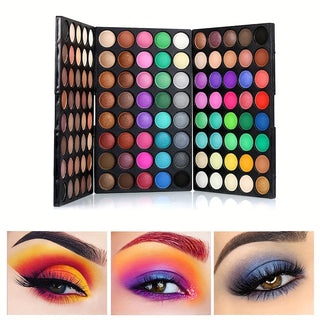  120-Color Eye Shadow & Brush Set cashymart