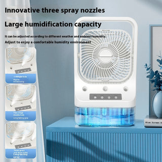  Innovative Three-Spray Nozzle Humidifier Fan cashymart