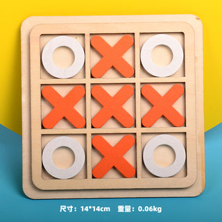  Wooden Tic tac toe Board Game cashymart