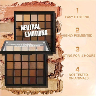  Ecofavor Neutral Emotions Eyeshadow Palette cashymart