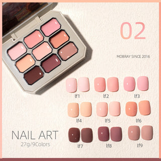  New Solid Nail Polish Set Jiugongge cashymart