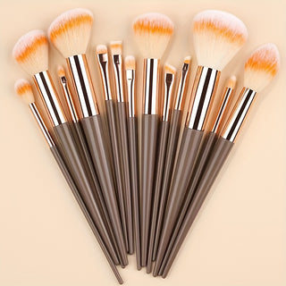  13-Piece Premium Makeup Brush Set cashymart