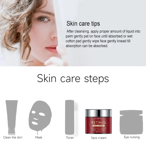  2pcs Retinol Anti-Aging Firming Cream 60g cashymart