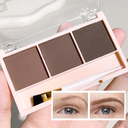  3 Color Brow Powder Set with Brush cashymart