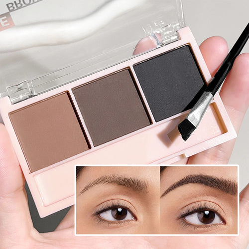  3 Color Brow Powder Set with Brush cashymart