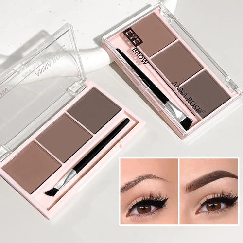  3 Color Brow Powder Set with Brush cashymart