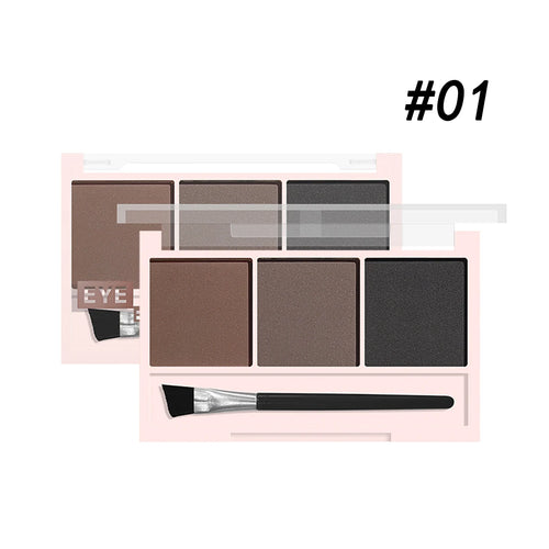  3 Color Brow Powder Set with Brush cashymart