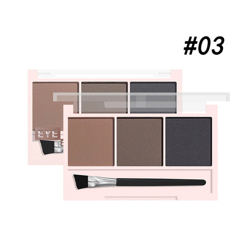  3 Color Brow Powder Set with Brush cashymart
