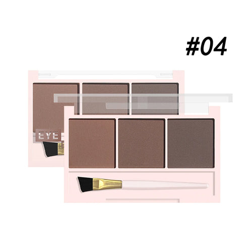  3 Color Brow Powder Set with Brush cashymart