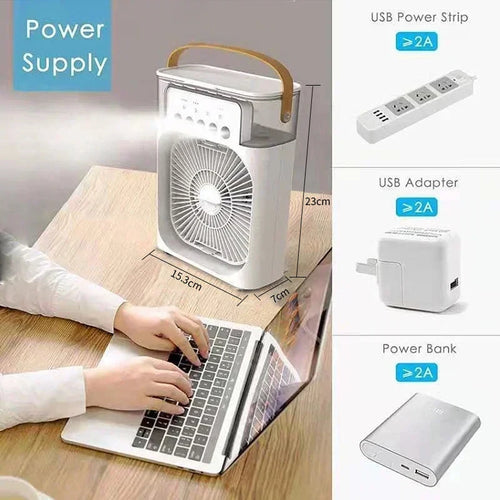  3 In 1 Portable Air Cooler with Humidifier cashymart