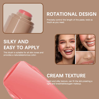  3 in 1 Blush Stick and Lip Gloss Makeup cashymart