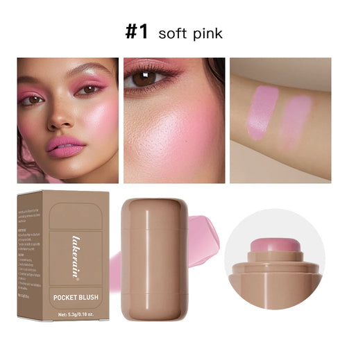  3 in 1 Blush Stick and Lip Gloss Makeup cashymart