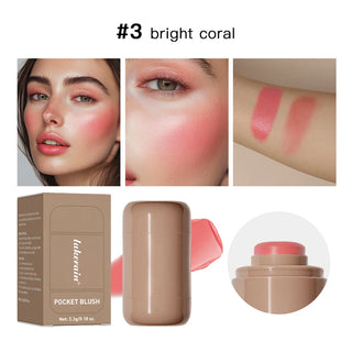  3 in 1 Blush Stick and Lip Gloss Makeup cashymart