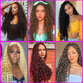  30 Inch Ombre Synthetic Deep Wave Hair cashymart