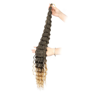  30 Inch Ombre Synthetic Deep Wave Hair cashymart