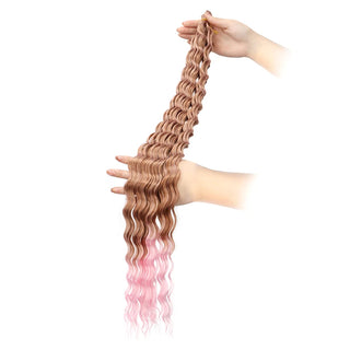  30 Inch Ombre Synthetic Deep Wave Hair cashymart