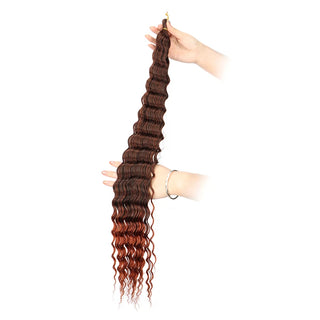  30 Inch Ombre Synthetic Deep Wave Hair cashymart