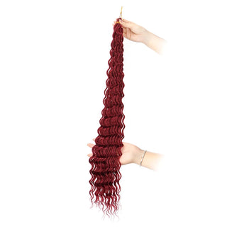  30 Inch Ombre Synthetic Deep Wave Hair cashymart