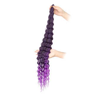  30 Inch Ombre Synthetic Deep Wave Hair cashymart