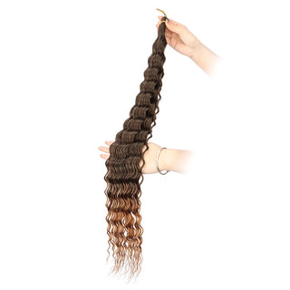  30 Inch Ombre Synthetic Deep Wave Hair cashymart