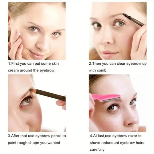  30 Pcs Eyebrow Razors For Women With Precision Safety Cover cashymart