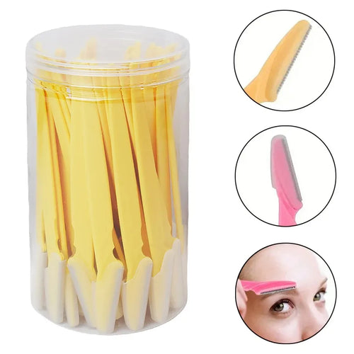  30 Pcs Eyebrow Razors For Women With Precision Safety Cover cashymart
