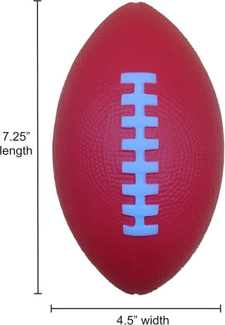 Foam Football - 7.25" Easy Grip Small Football for Kids - Kids Football Youth Size - Quality Soft Foam Toddler Footballs